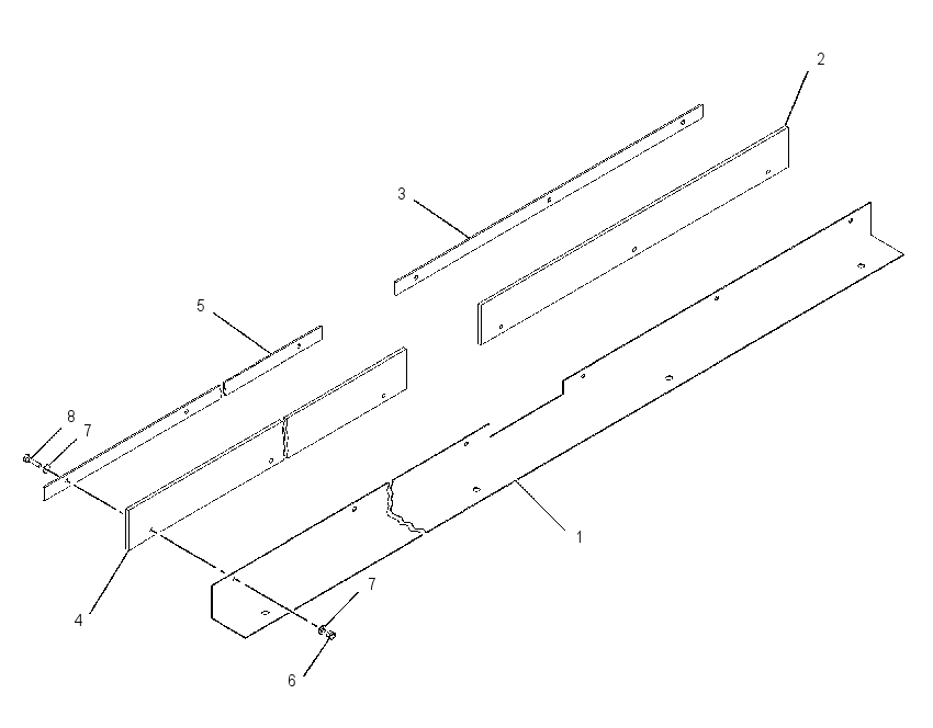 BAFFLE GP-RADIATOR 2248649 CAT