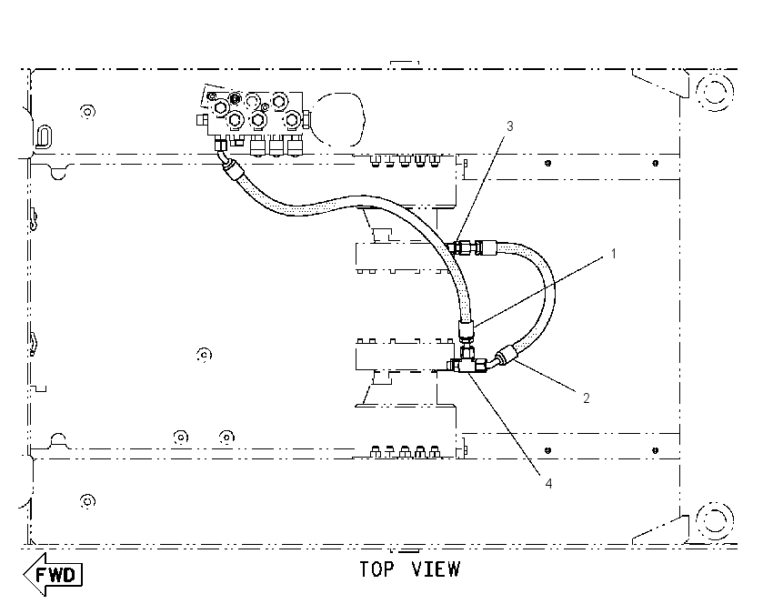 LINES GP-PARKING BRAKE 1428730 CAT
