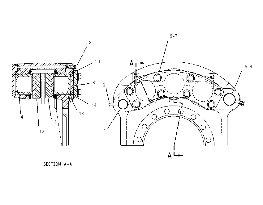 BRAKE GP 8X7186 CAT