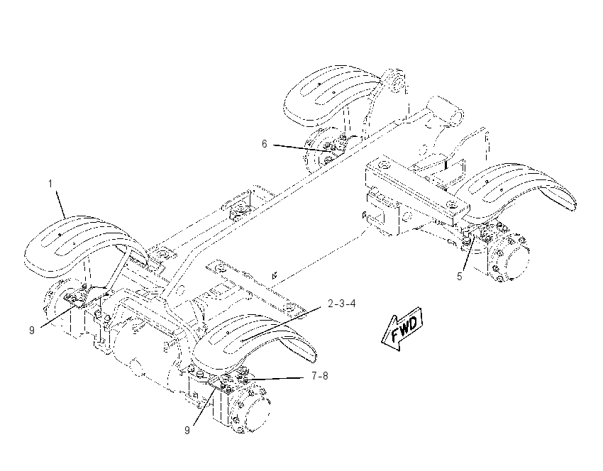 FENDER & MOUNTING GP 2098949 CAT