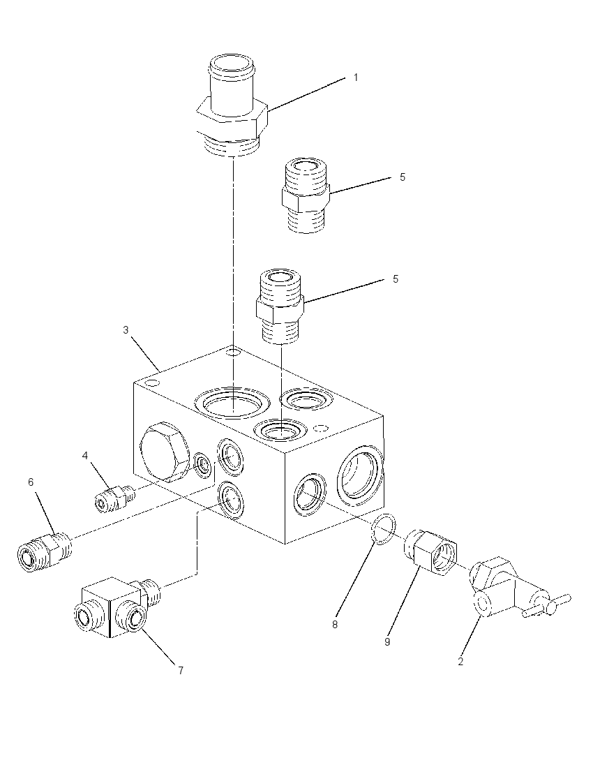 MANIFOLD GP-RETURN 2104708 CAT