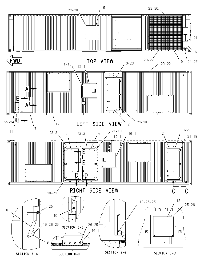 CONTAINER GP 2231722 CAT