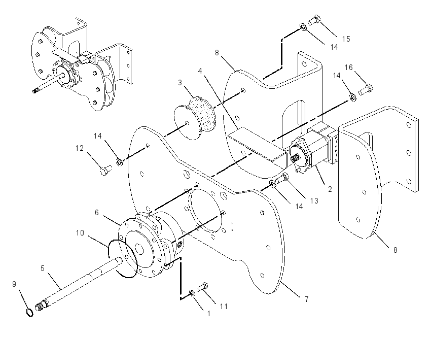 DRIVE GP-SUPPORT & VIBRATORY 1935892 CAT