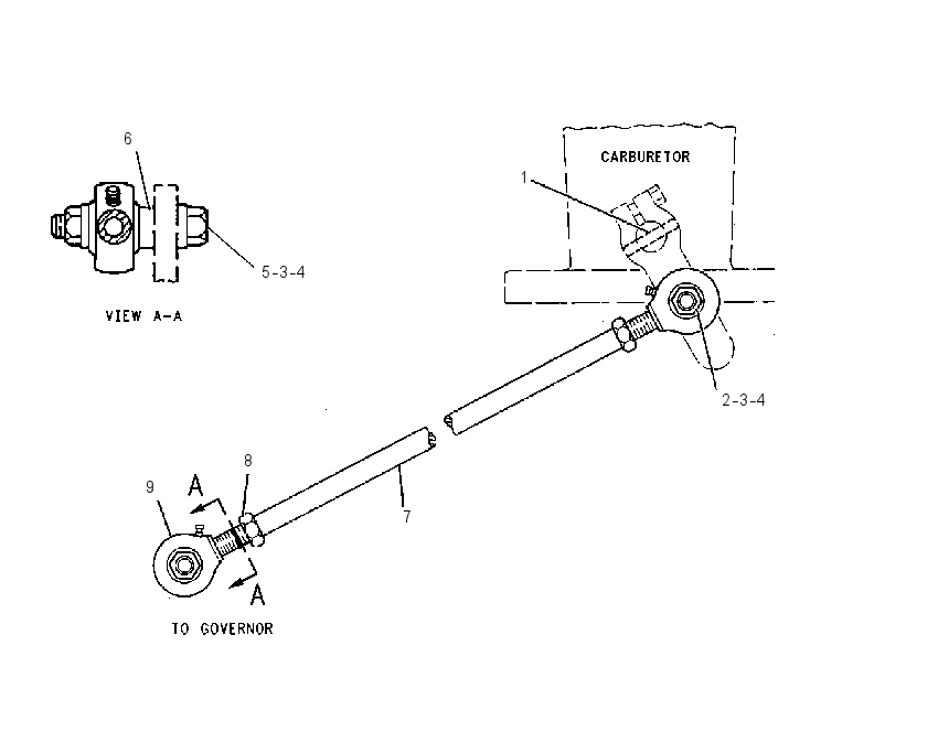 CONTROL GP-CARBURETOR 8N5737 CAT