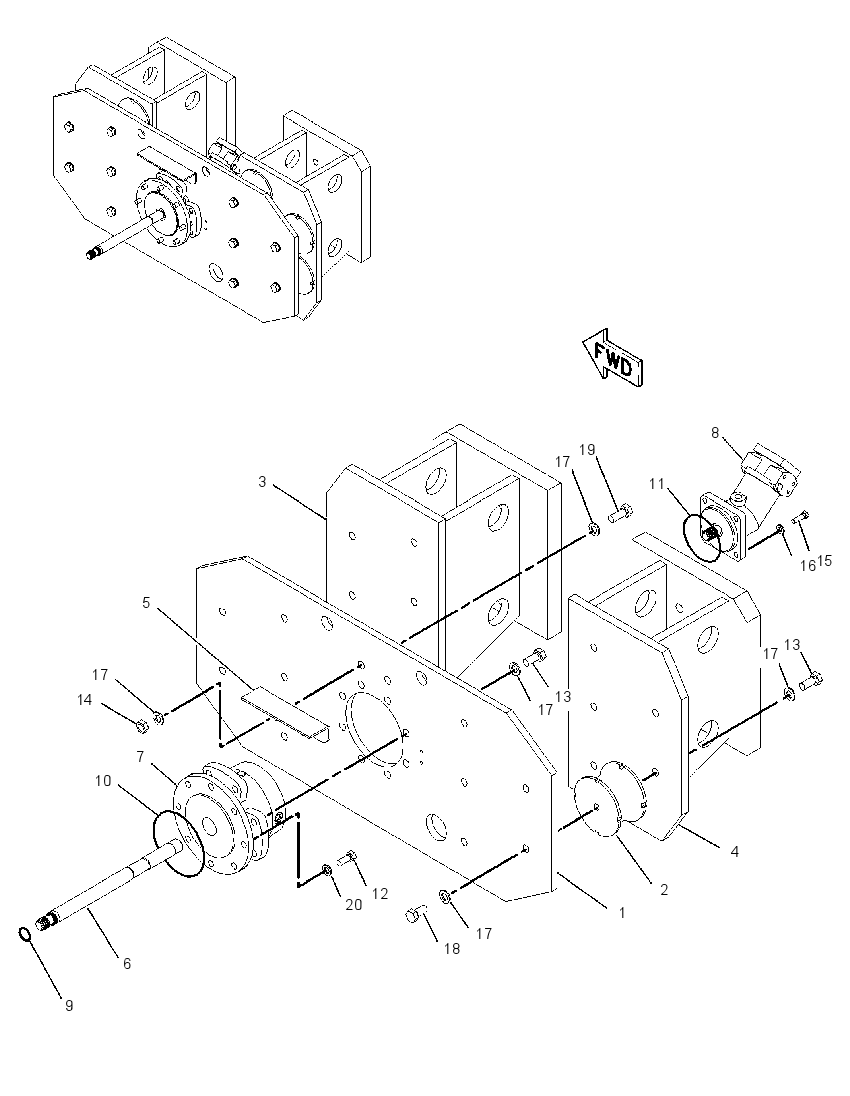 DRIVE GP-SUPPORT & VIBRATORY 2127029 CAT