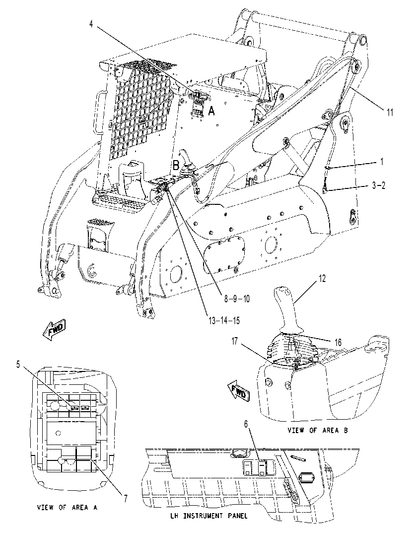 Проводка рабочего органа 1978467 CAT