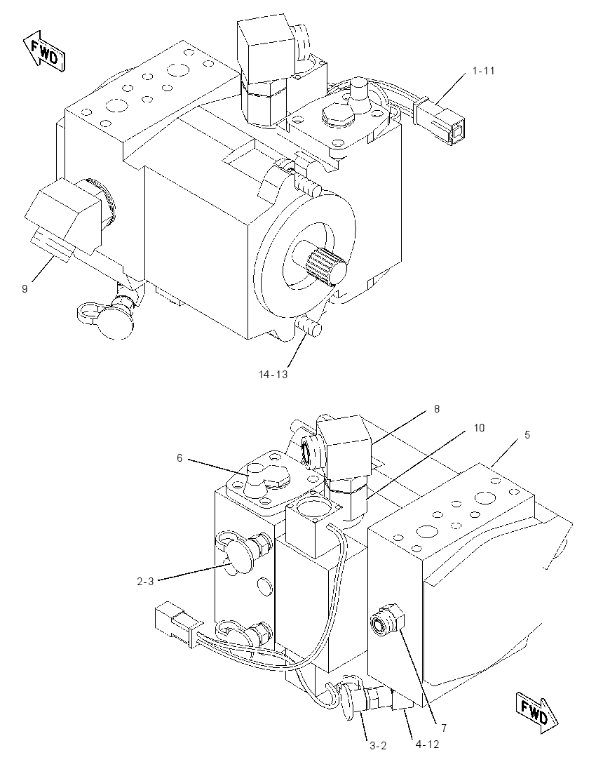 PUMP & MTG GP-PISTON & GEAR 2088338 CAT