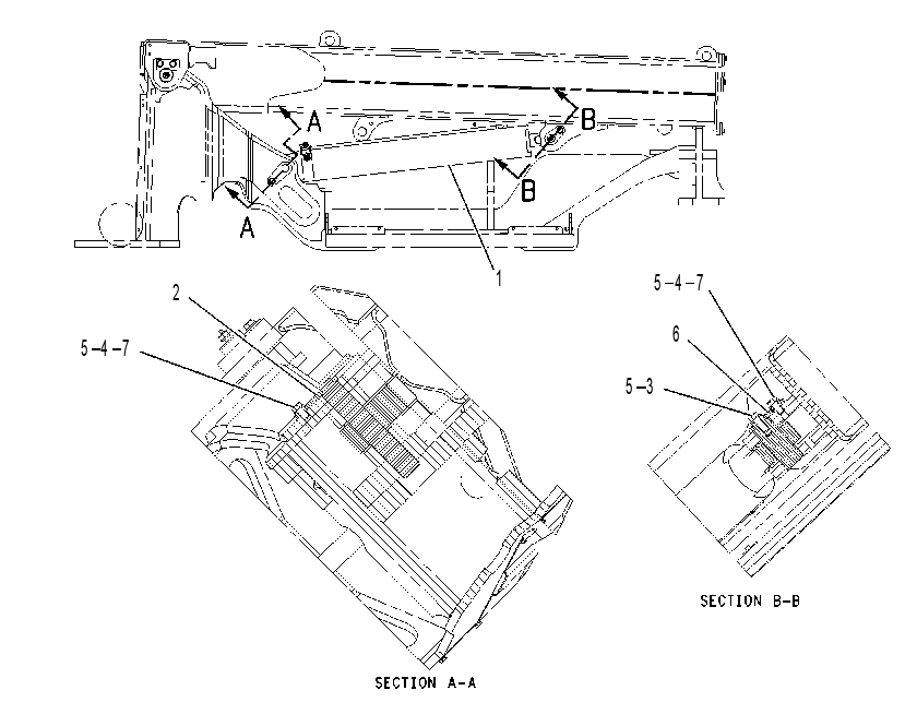 CYLINDER & MTG GP-BOOM 2082604 CAT