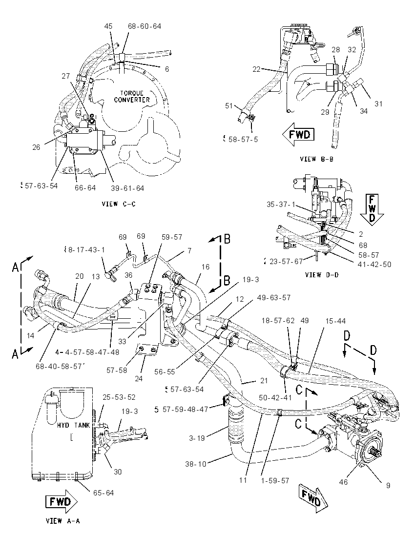 PUMP & LINES GP-HYDRAULIC 1604137 CAT