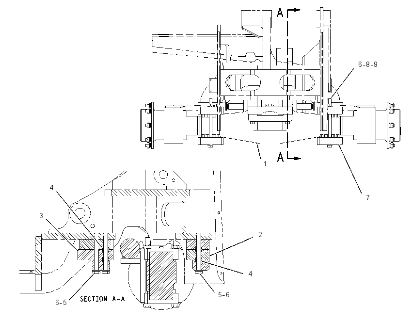 AXLE & MOUNTING GP 2082552 CAT