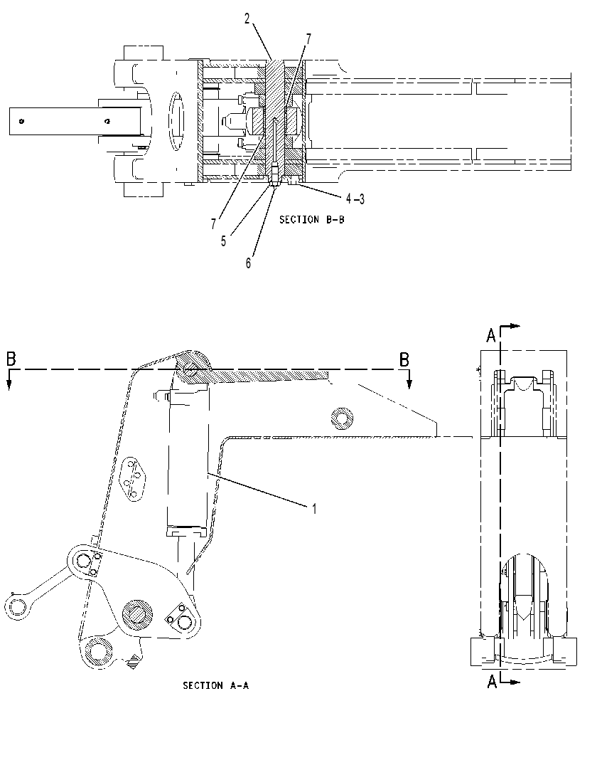 CYLINDER & MTG GP-TILT 2082602 CAT