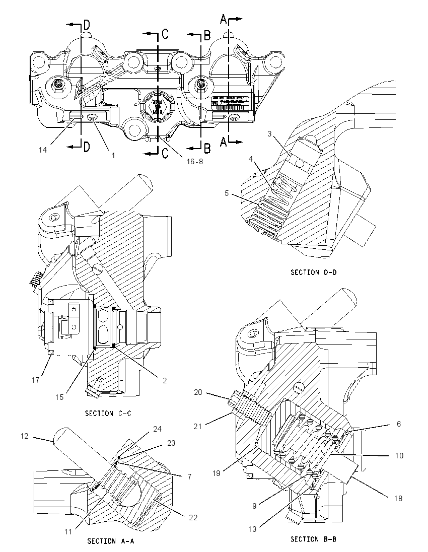 HOUSING GP-ENGINE BRAKE 2211197 CAT