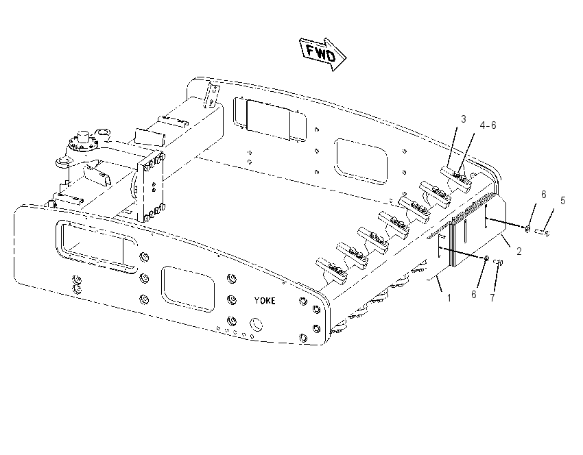 SCRAPER GP-PADDED DRUM 2133152 CAT