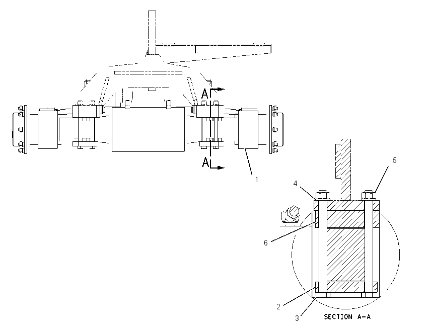 AXLE & MOUNTING GP 2082563 CAT