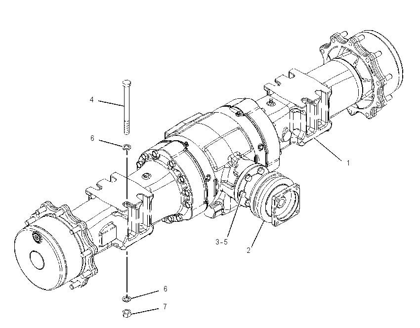 AXLE & MTG GP-DRIVE 2034685 CAT