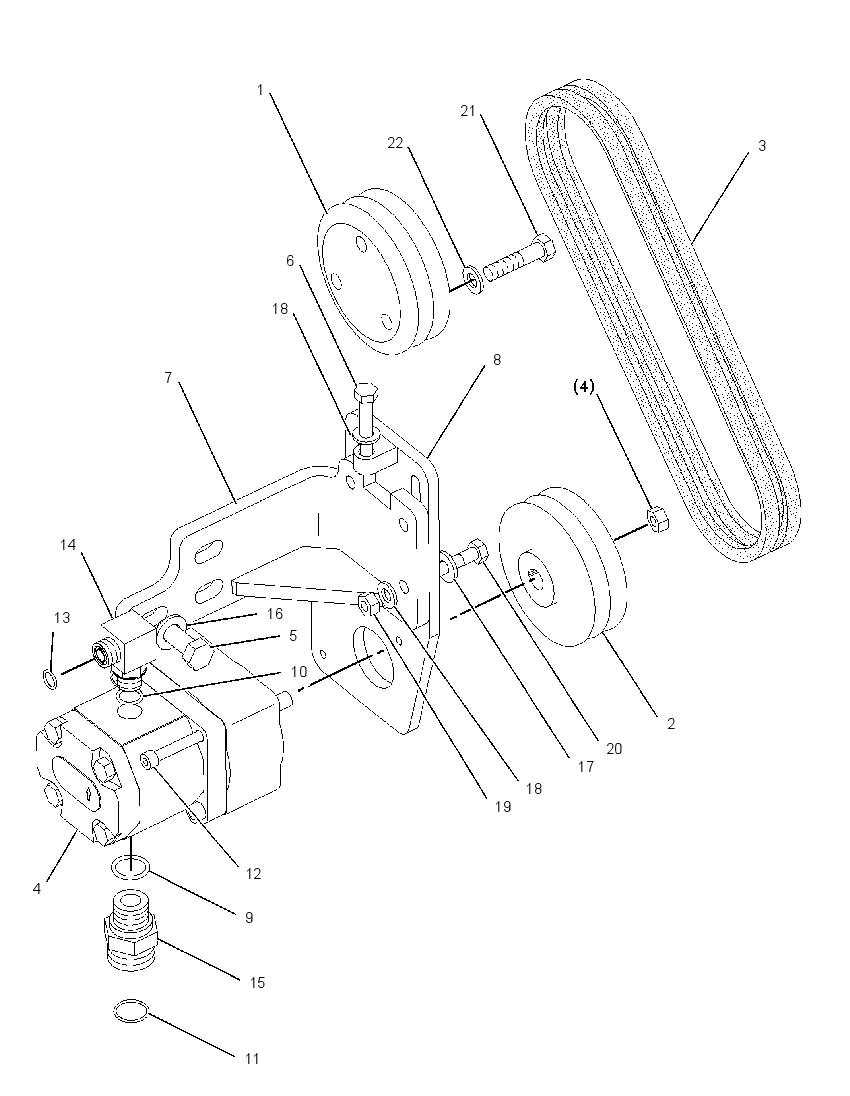 PUMP & MTG GP-VIBRATORY 1563548 CAT
