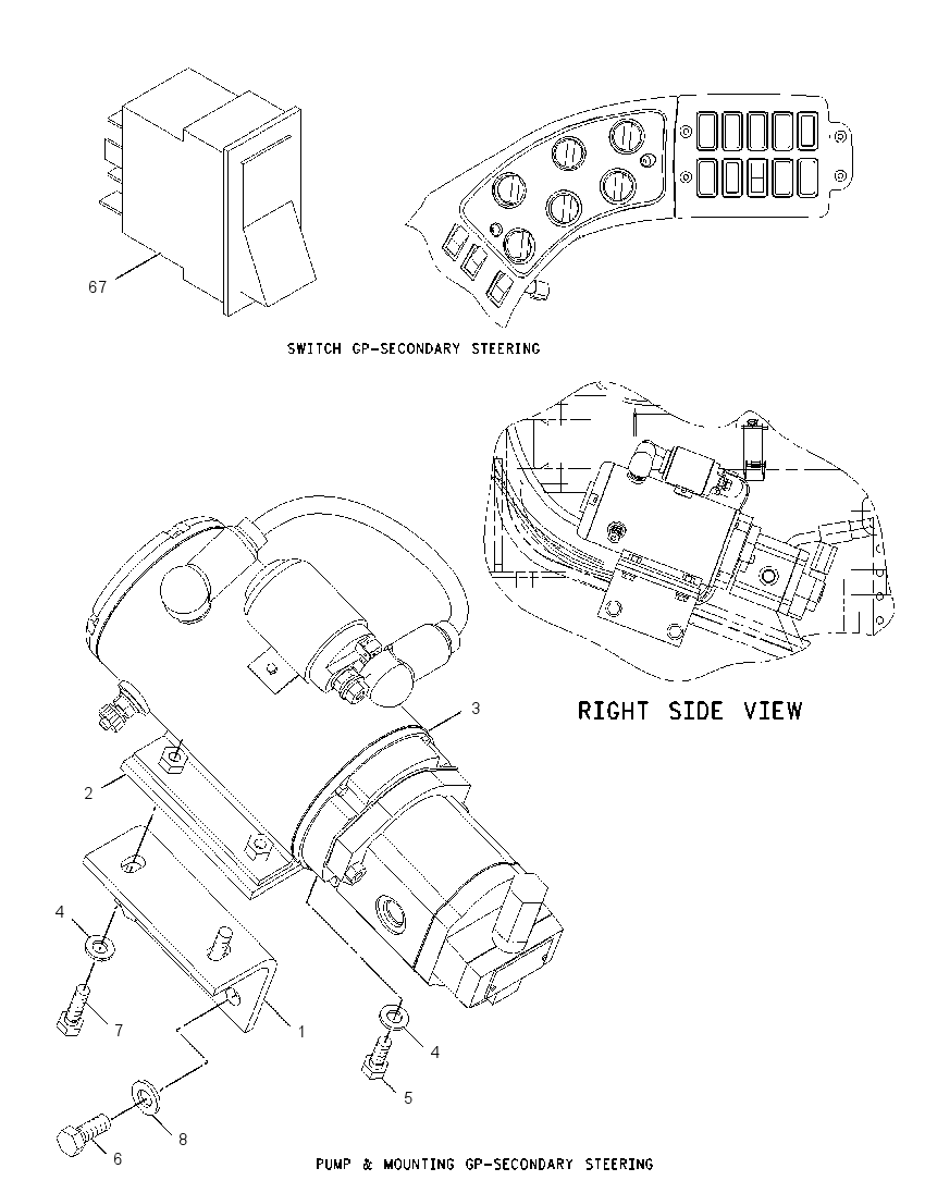 STEERING GP-SECONDARY 2Q7834 CAT