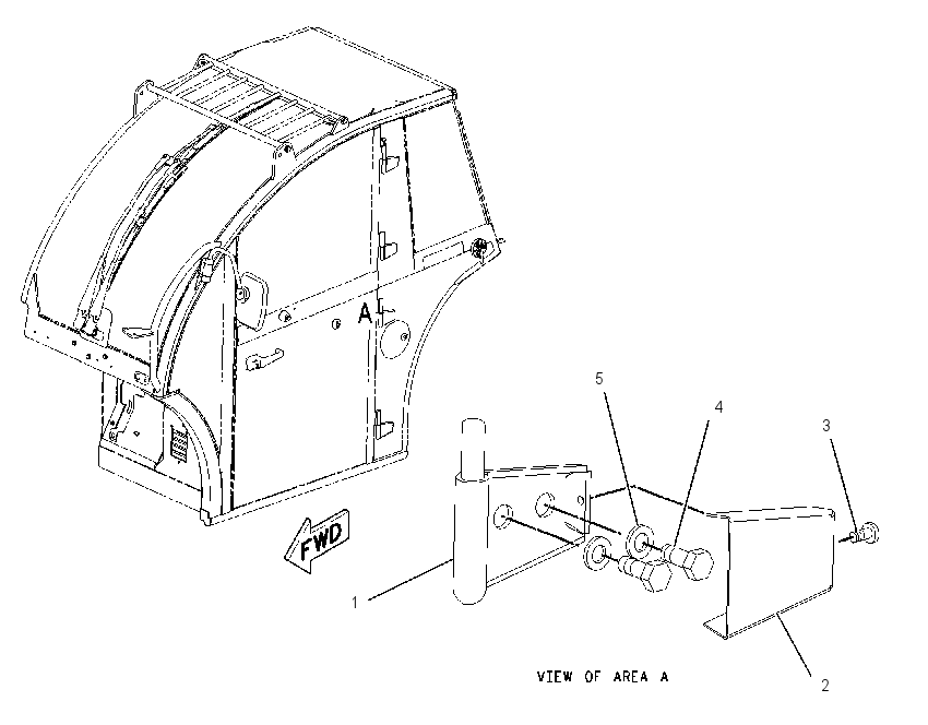 HINGE GP-DOOR 2209892 CAT