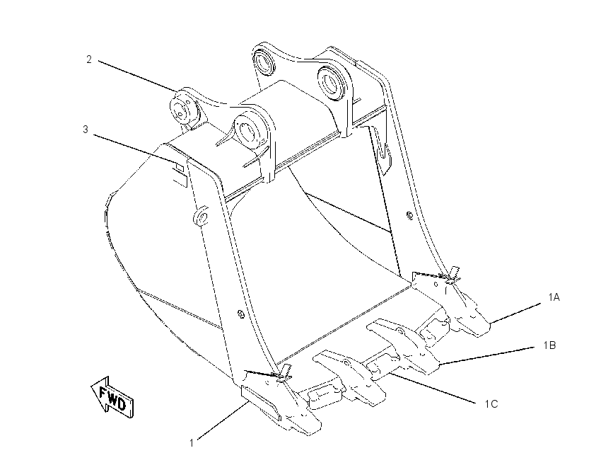 BUCKET AS-MASS EXCAVATOR 1792046 CAT
