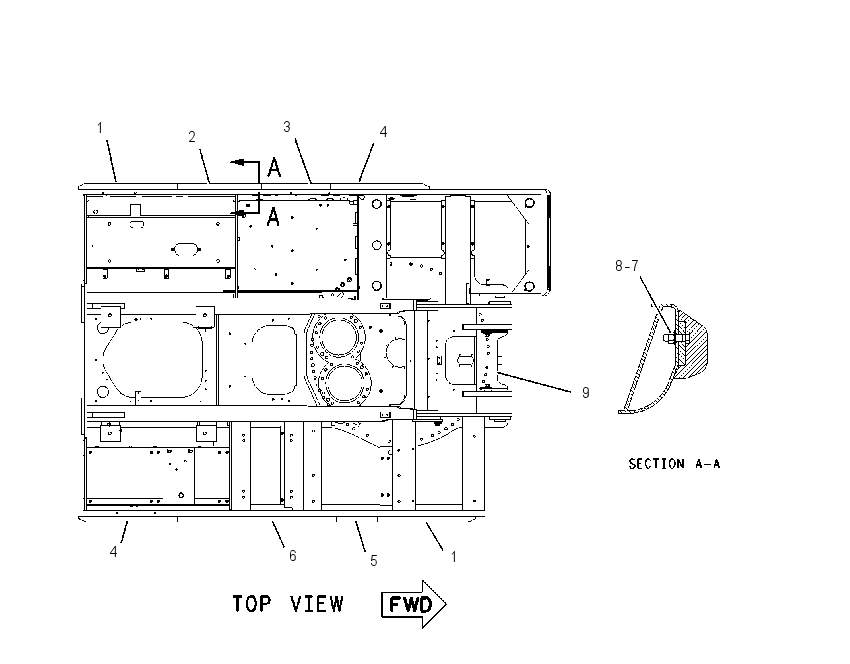 BUMPER GP 1916068 CAT