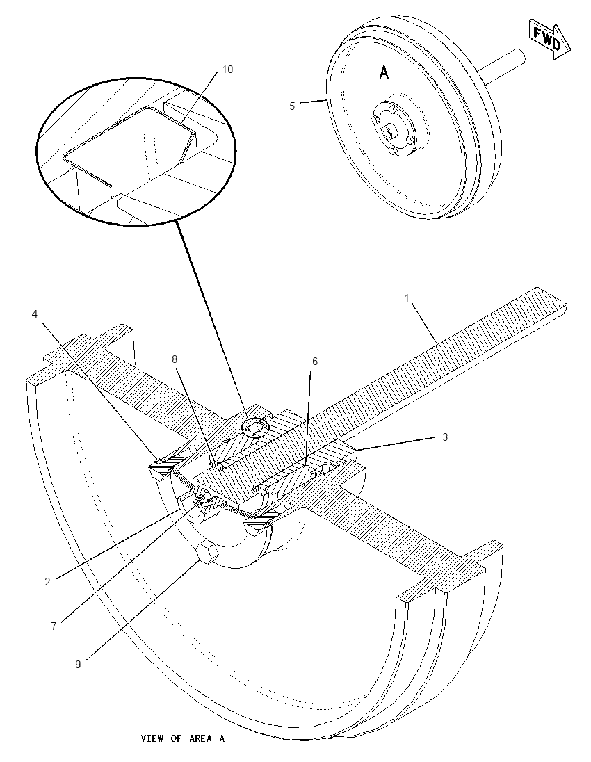 IDLER GP-ELEVATOR CHAIN 2154458 CAT