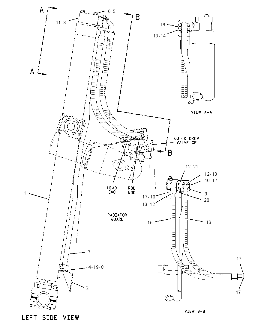 CYLINDER & LINES GP-LIFT 2139846 CAT