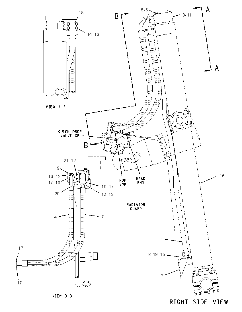 CYLINDER & LINES GP-LIFT 2139848 CAT