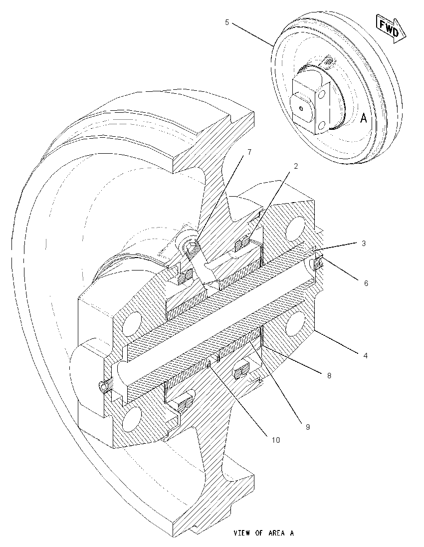 ROLLER GP-ELEVATOR CHAIN 2154459 CAT