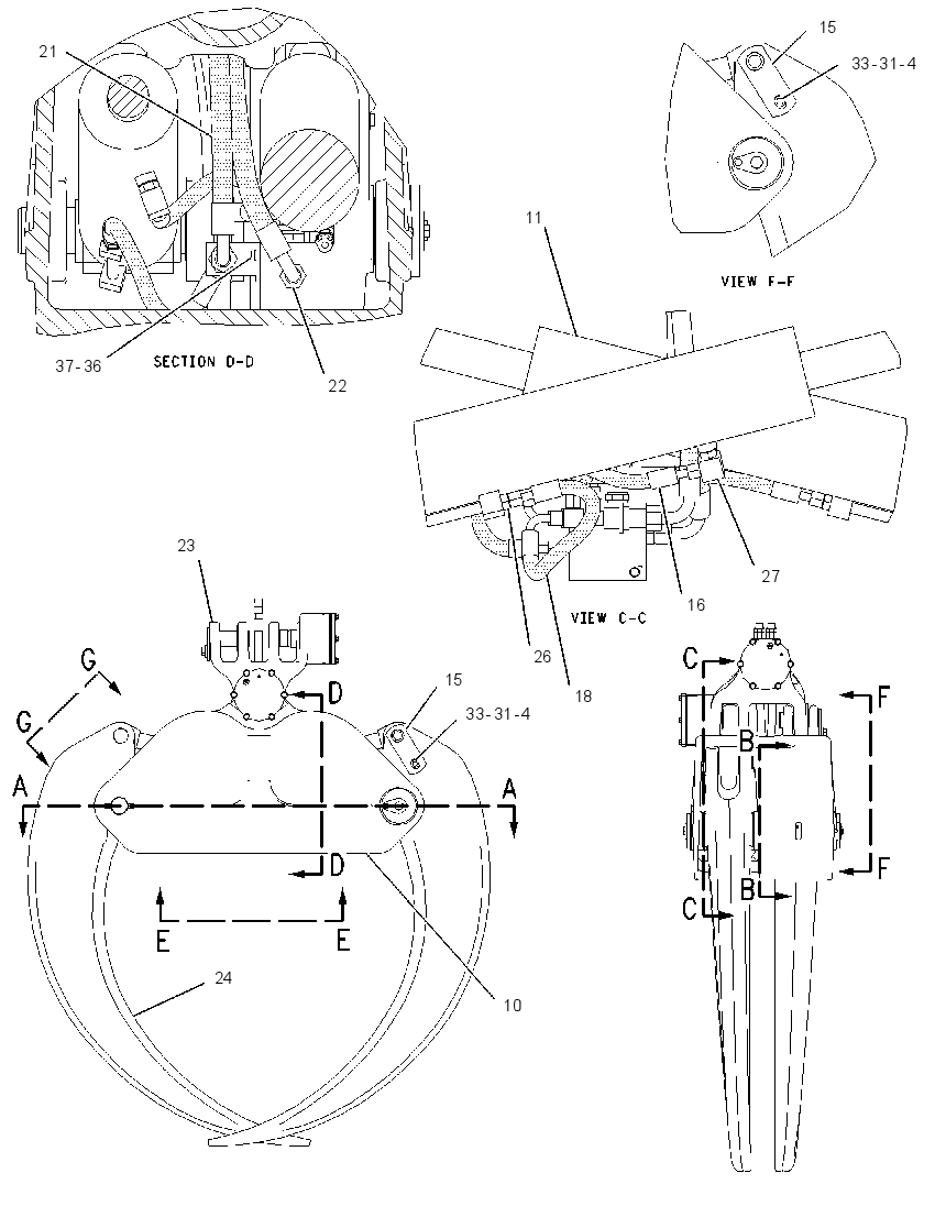 HEAD GP-GRAPPLE 2147624 CAT