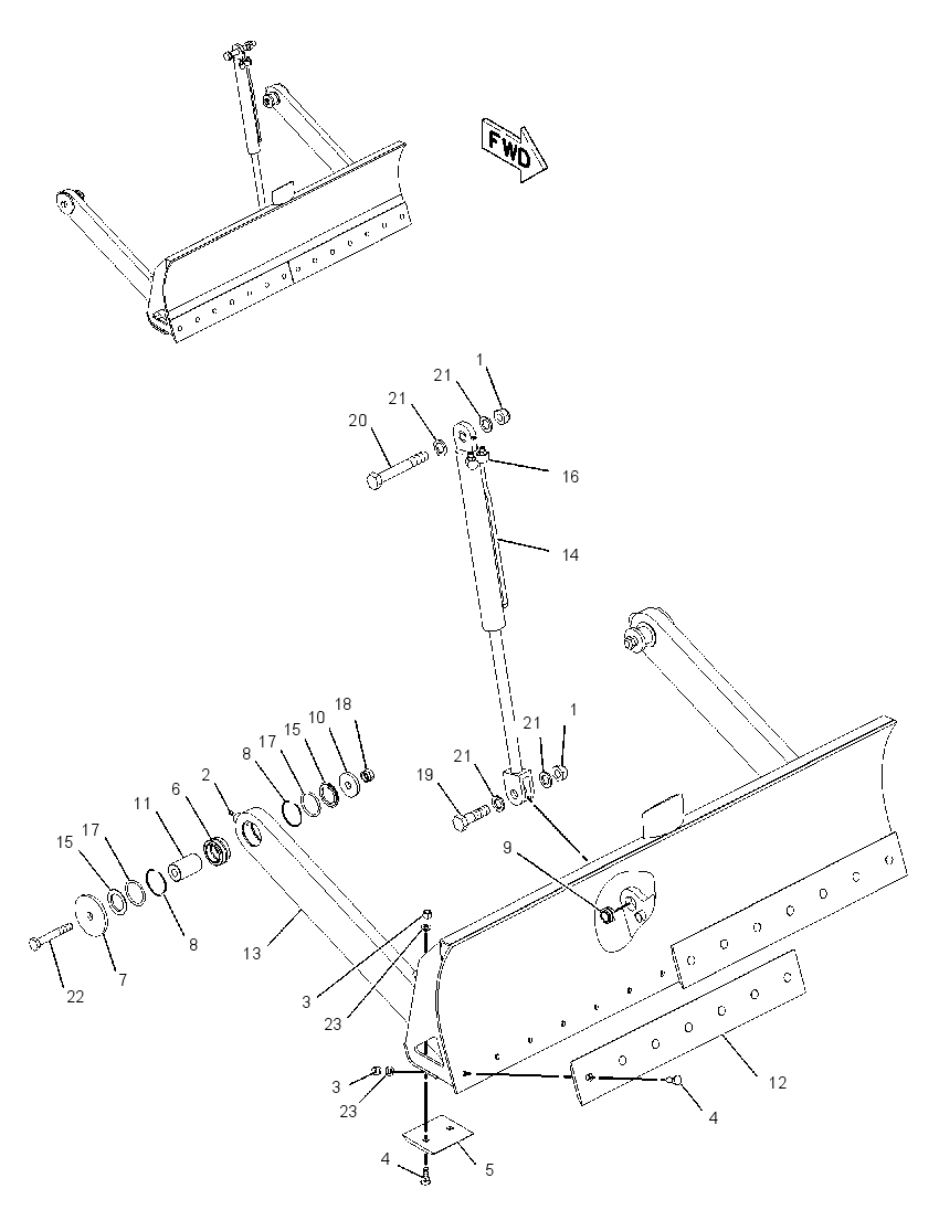 BLADE GP-LEVELING 1537143 CAT