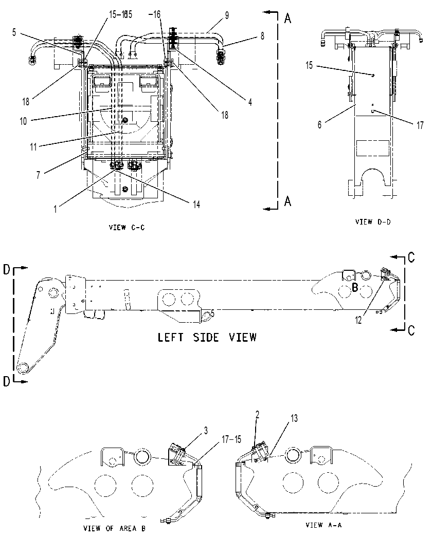 MOUNTING GP-BOOM 1732318 CAT