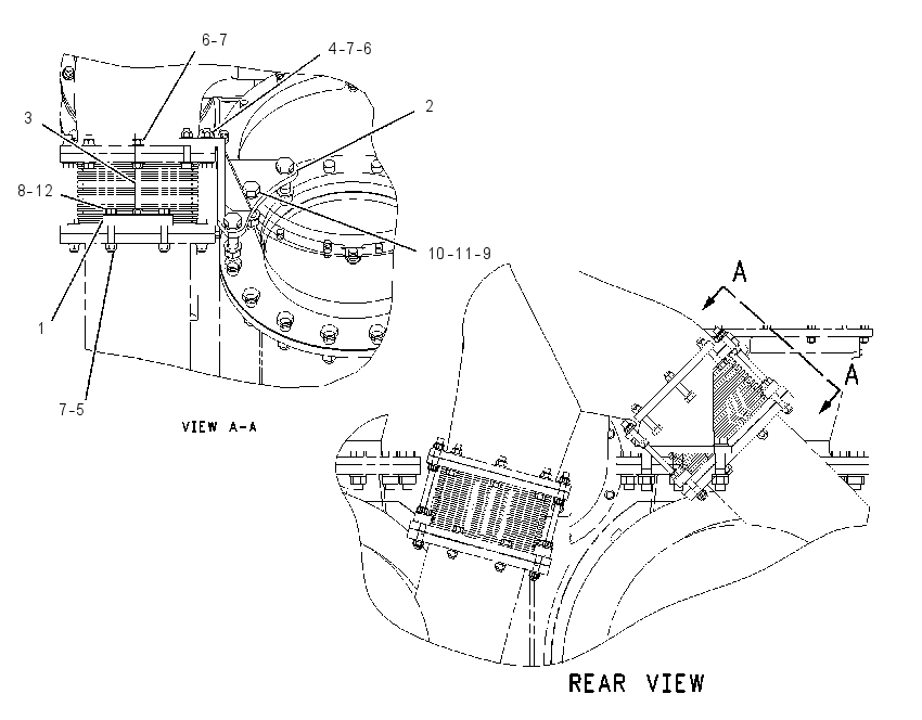 SUPPORT GP-TURBOCHARGER 2156365 CAT