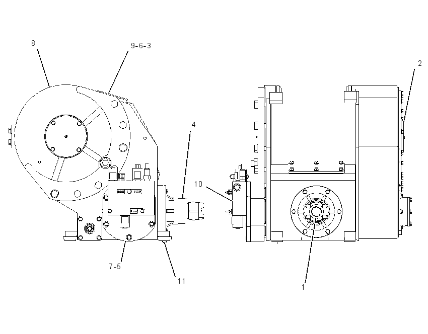 WINCH GP 2228110 CAT