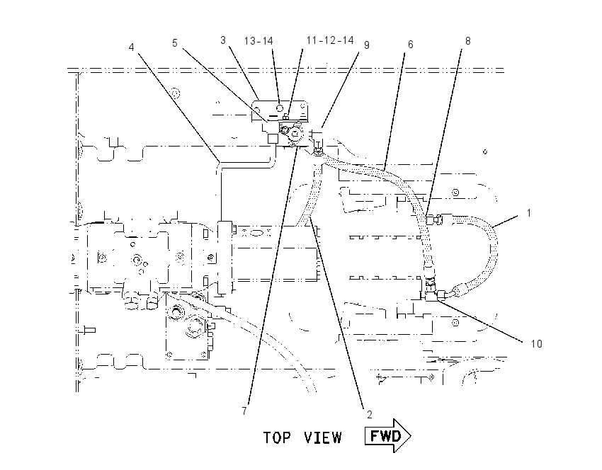 MANIFOLD & LINES GP-CONTROL 1938325 CAT