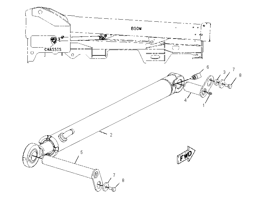 CYLINDER & MTG GP-COMPENSATING 2188116 CAT