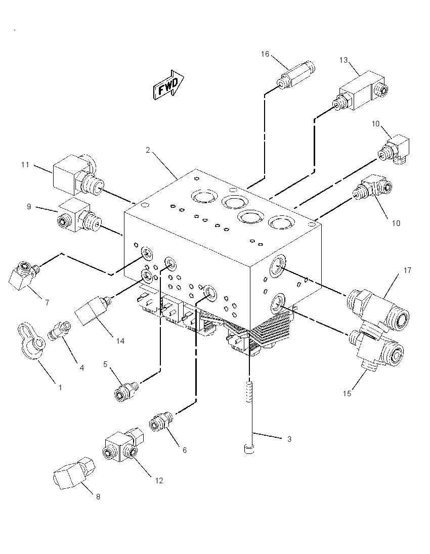 VALVE & MTG GP-AUXILIARY 1909963 CAT