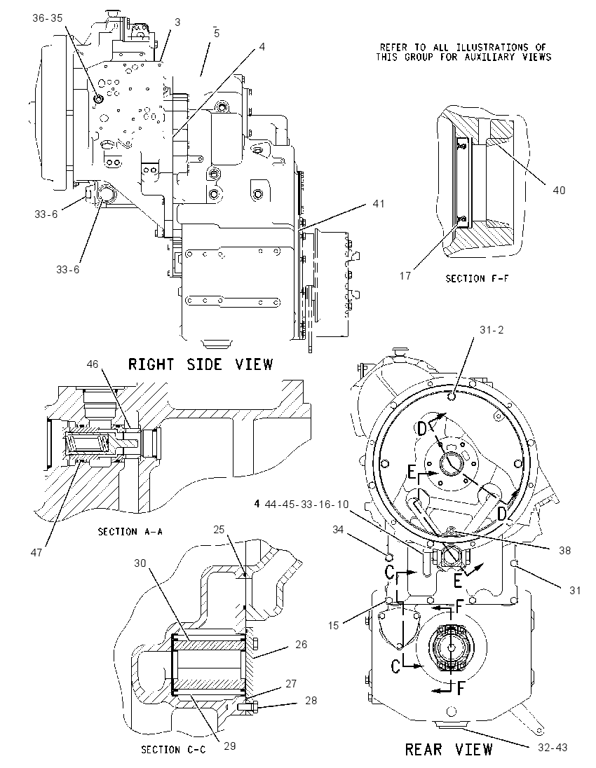 CASE & PARTS GP-TRANSMISSION 1770018 CAT
