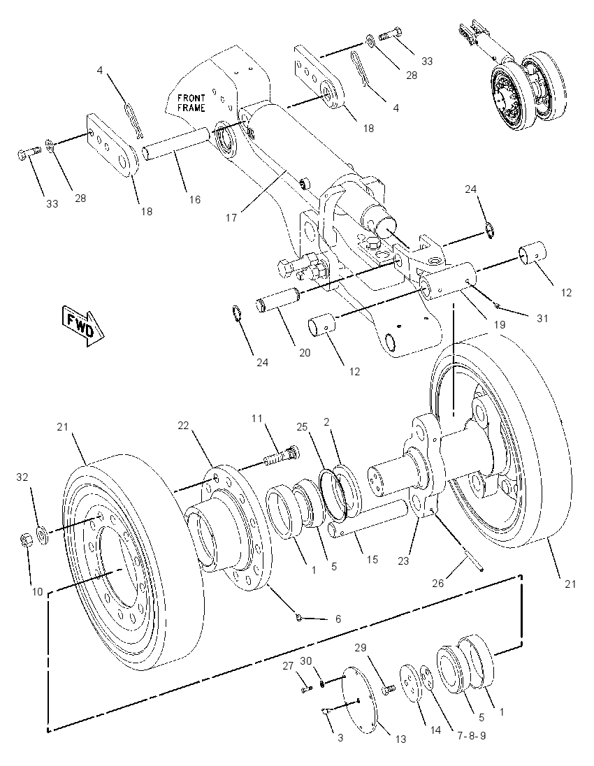 TENSIONER GP-TRACK 1880535 CAT