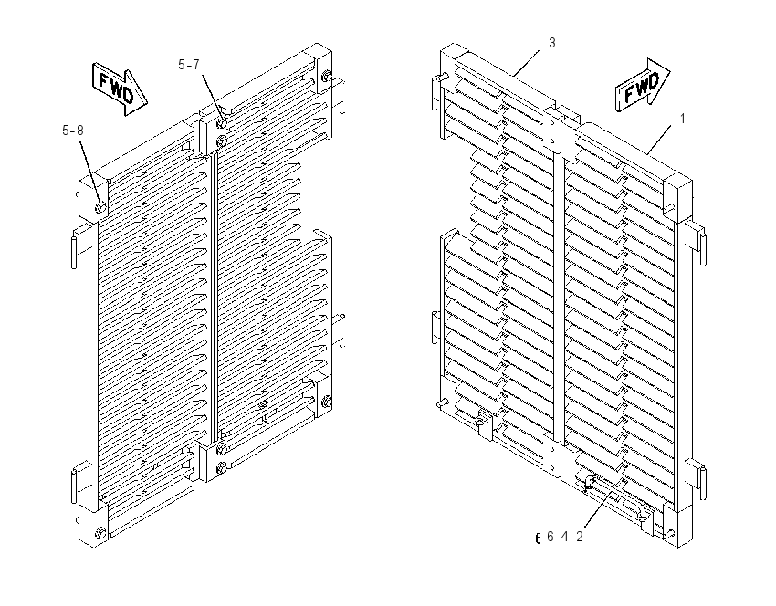 Решётка радиатора 2047375 CAT