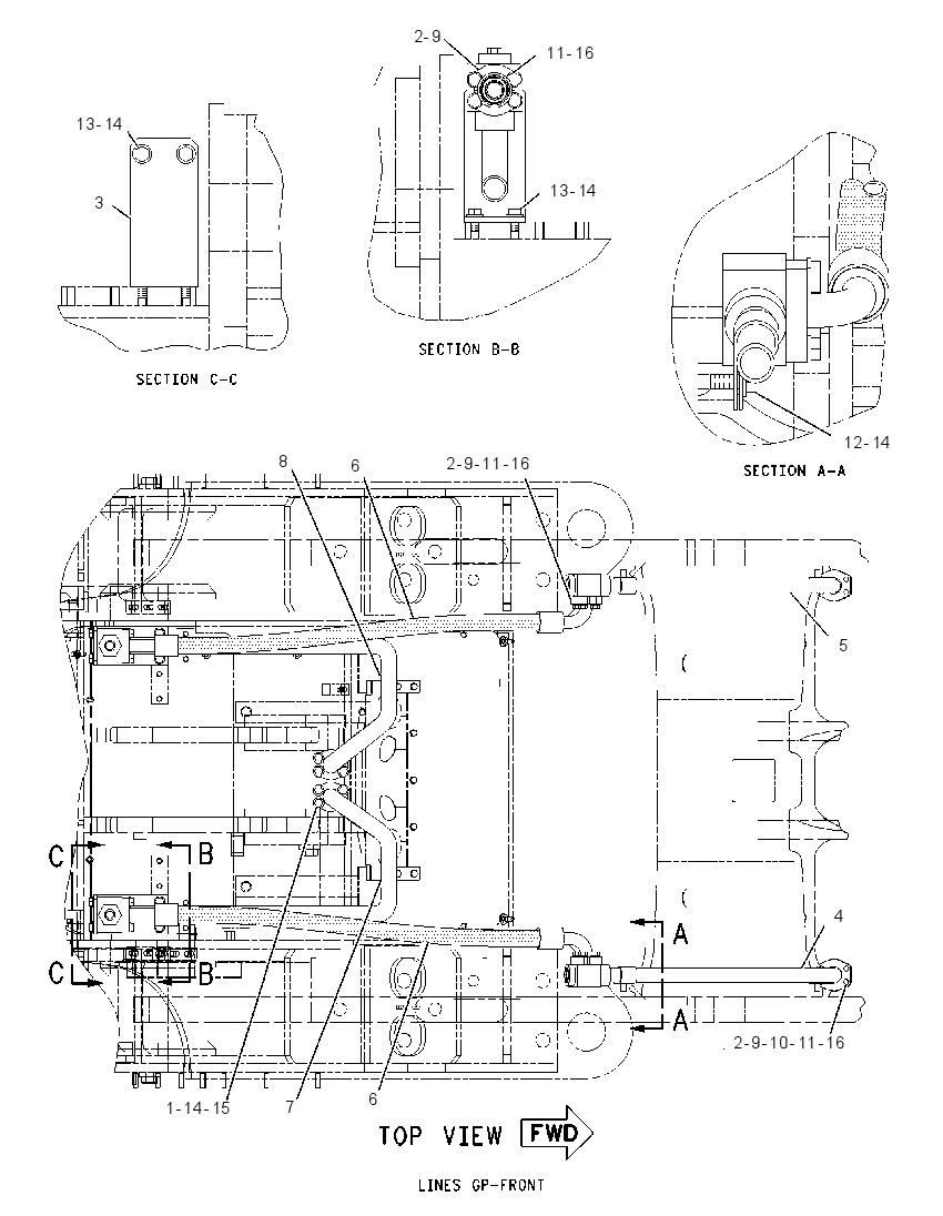 Клапан управляющий 2Q8598 CAT