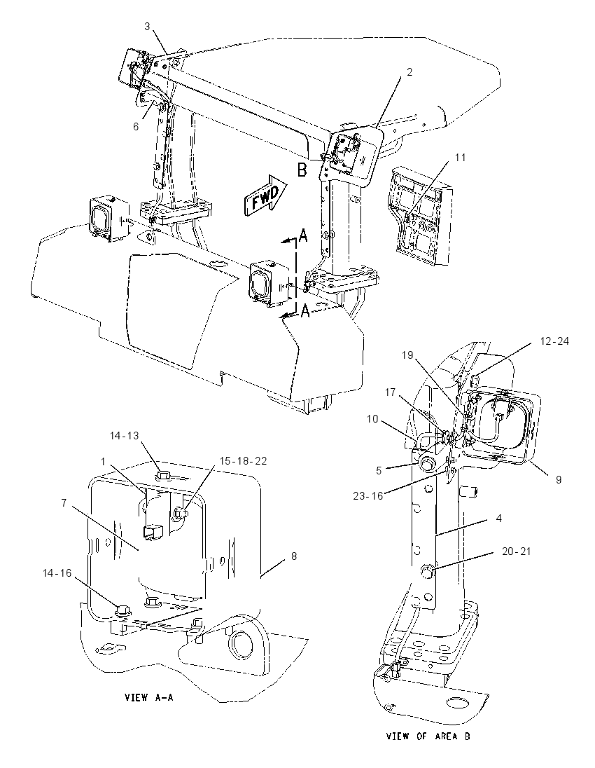 LIGHTING GP-REAR 2104565 CAT
