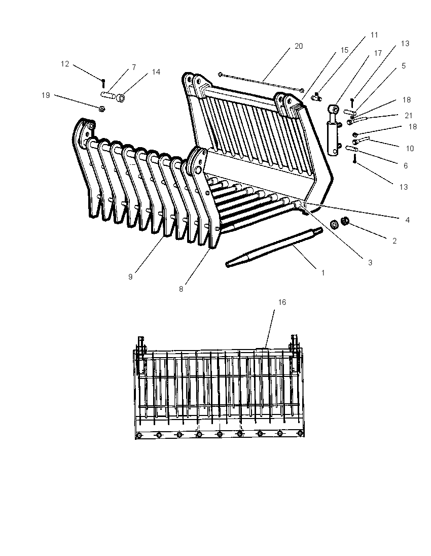 FORK GP-PUSH OFF 1229433 CAT
