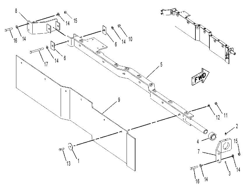 BEAM GP-TRANSVERSE 1949421 CAT