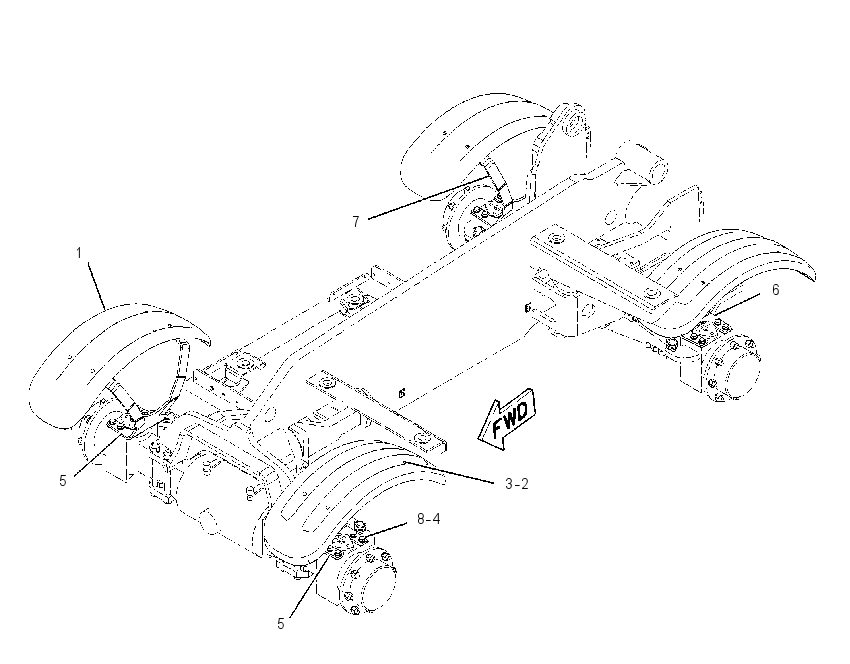 FENDER & MOUNTING GP 2098921 CAT