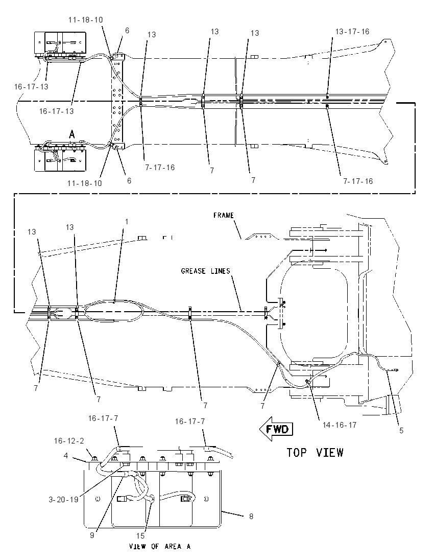 WIRING GP-BOOM 2225822 CAT