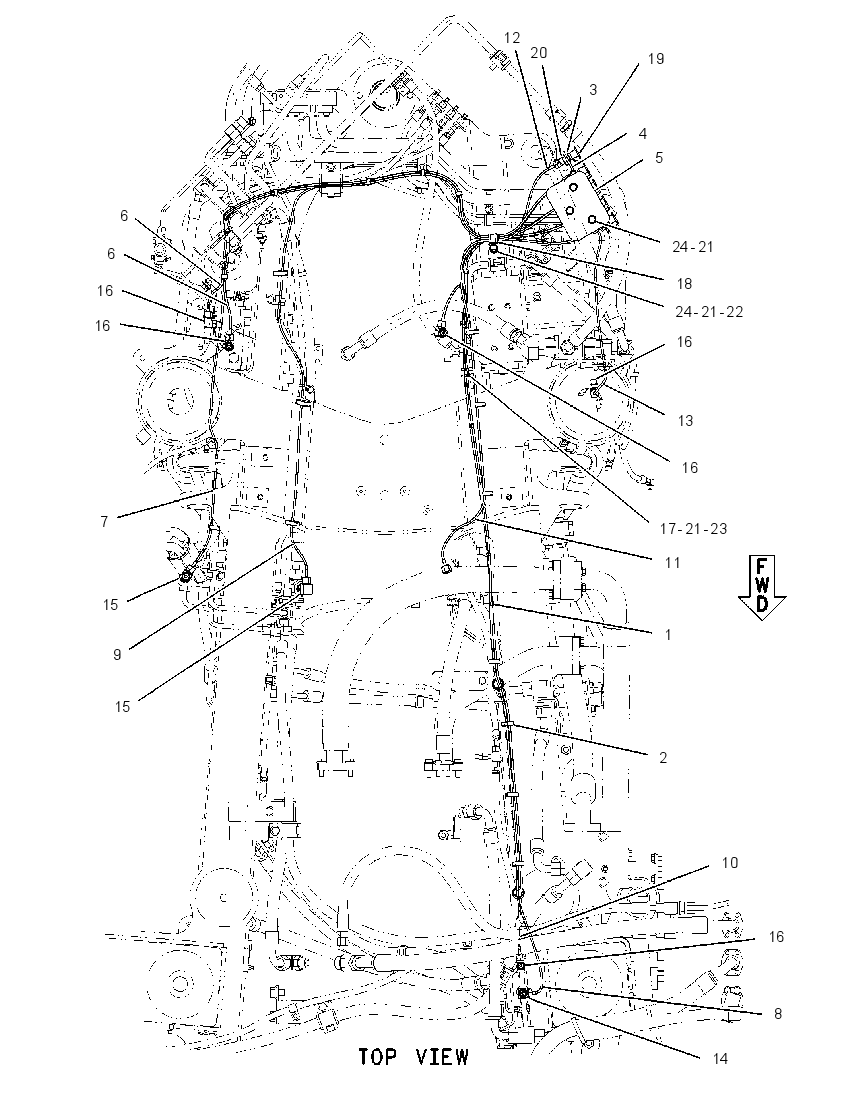 LINES GP-PRESSURE TEST 1846320 CAT