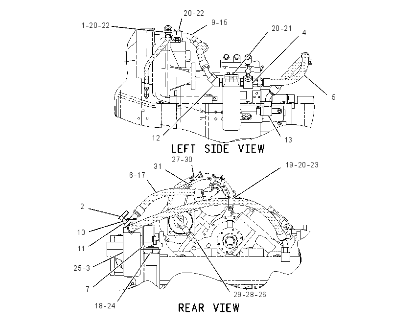 FILTER & LINES GP-POWER TRAIN 1431417 CAT