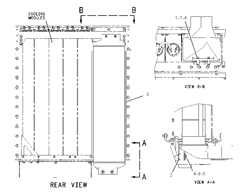 AFTERCOOLER & MOUNTING GP 1981241 CAT