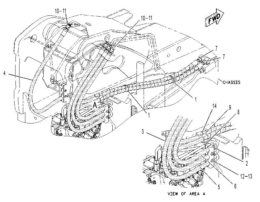 LINES GP-CHASSIS 2197571 CAT