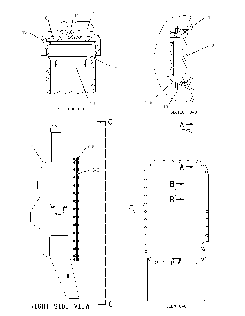 TANK GP-TRANSMISSION 1978054 CAT